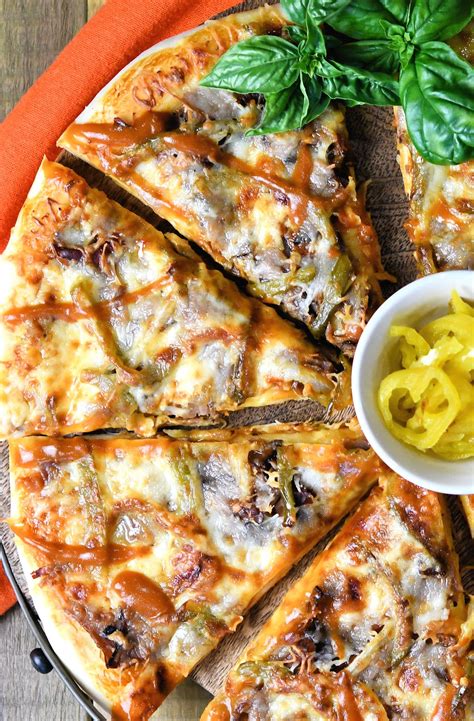 Philly Cheesesteak Pizza Recipe | 24Bite® Recipes