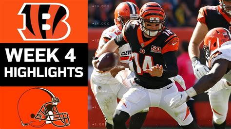 Bengals vs. Browns | NFL Week 4 Game Highlights - YouTube