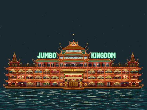Jumbo Kingdom, a scenic Hong Kong restaurant by Nastya Yu on Dribbble