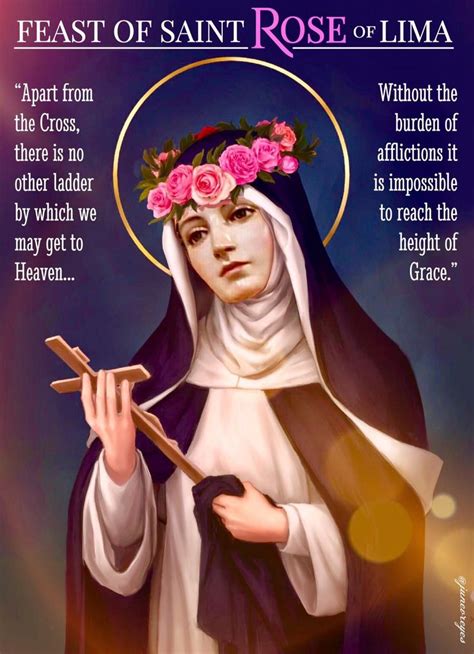 St Rose of Lima | St rose of lima, Saint quotes catholic, Catholic prayers