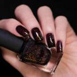 Hex - Black Jelly Shimmer Nail Polish by ILNP