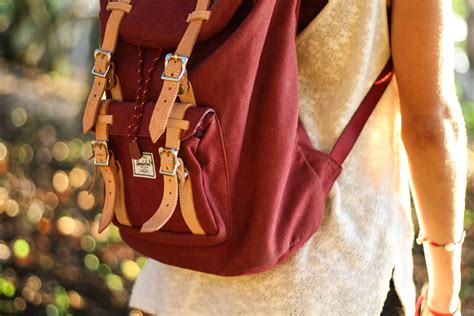 Free Images : backpack, spring, red, color, bag, fashion, clothing ...