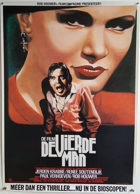 ZZZ - SOLD! VIERDE MAN original DUTCH movie poster PAUL VERHOEVEN RENEE SOUTENDIJK GERARD REVE ...