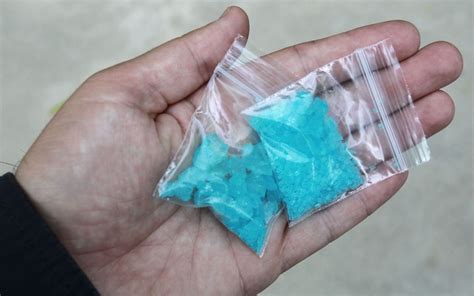 Blue Methamphetamine drug photo - Abuse-Drug.com