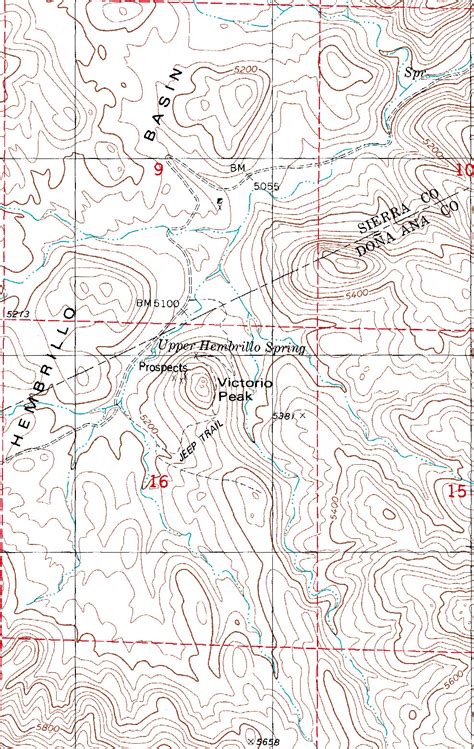 File:USGS topo map of New Mexico, Hembrillo Basin, Victorio Peak - 1981.jpg - Kook Science