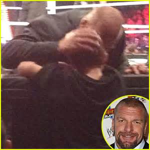 Intimidating WWE Star Triple H Shows Soft Side to Crying Wrestling Fan ...