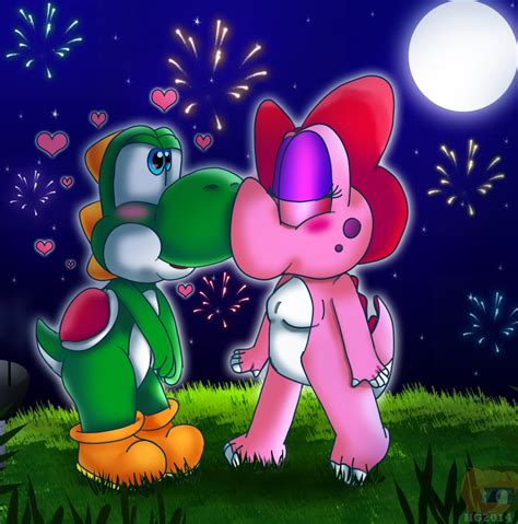 Yoshi & Birdo - Birdo fan Art (36702316) - fanpop