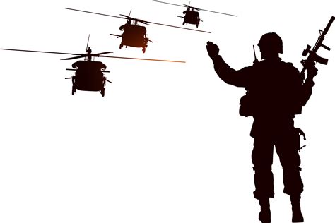 Soldier Silhouette Helicopter Illustration - Military aircraft war png download - 2244*1500 ...