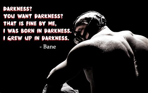 "Darkness? You want darkness?..." -Bane [1440x900] : QuotesPorn