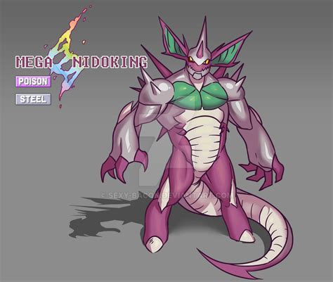 Mega Nidoking by Sexy-Bacon on DeviantArt