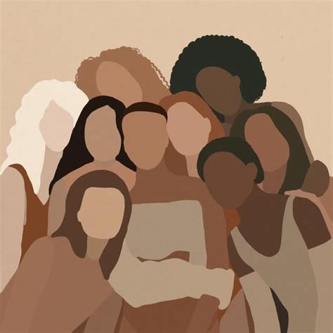 I created this portrait to celebrate the beautiful diversity and differences we have as women ...