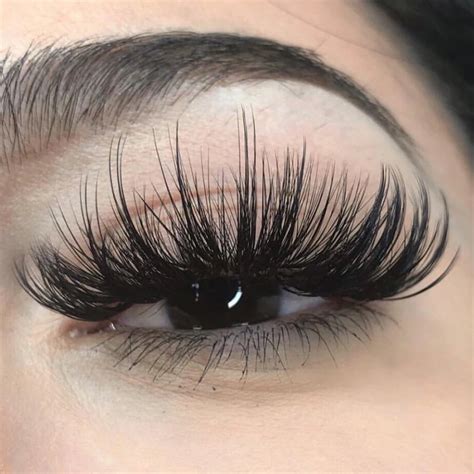 Lanflower Eyelash Extension 16Rows 8 15mm Fraud Mink Eyelashes ...