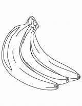 Banana Bunch Full of Vitamins Coloring Pages  Color sketch template