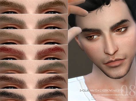 Eyebrows for men, 15 colors, hope you like, thanks! Found in TSR Category 'Sims 4 Facial Hair ...