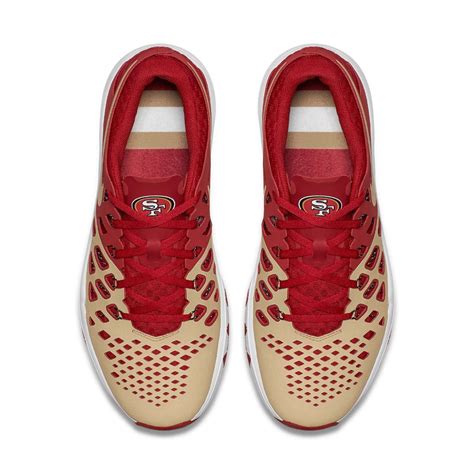 49ers Shoes - 49ers Nike Kickoff Collection Speed 4 Training Sho