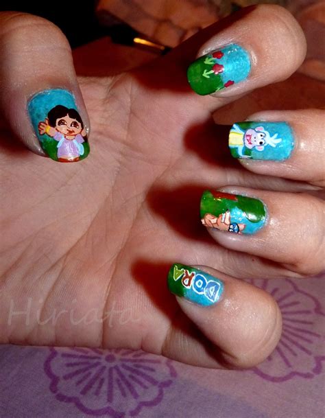 Dora the explorer | Dora the explorer, Nails, Nail art