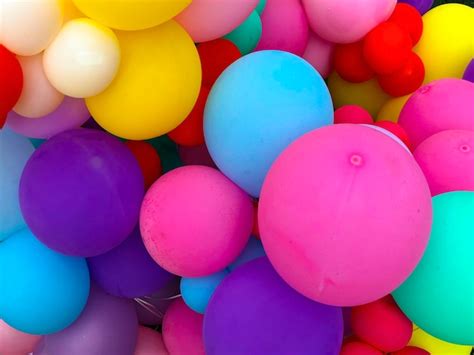 Premium Photo | Colorful party balloon texture background