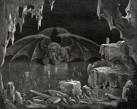 l'enfer chant 34 - Gustave Dore | Gustave doré, Enfer de dante et Dante ...