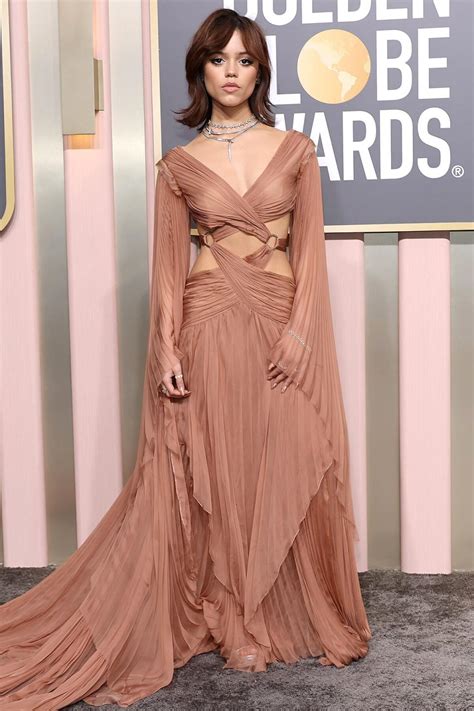 Jenna Ortega Channels Wednesday Addams in a Goth-Glam Gown at 2023 SAG Awards - Yahoo Sports