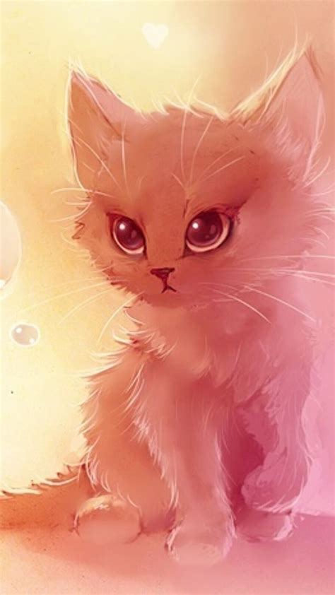Cute Cartoon Cat, angry cat, animal, HD phone wallpaper | Peakpx