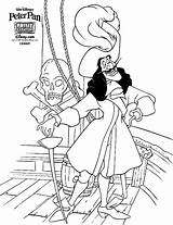 Coloring Captain Hook Picture sketch template