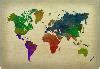'World Map Watercolor' Print | AllPosters.com