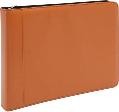 Amazon.com : Business Check Binder 7 Ring for Checkbooks Brown Leather ...