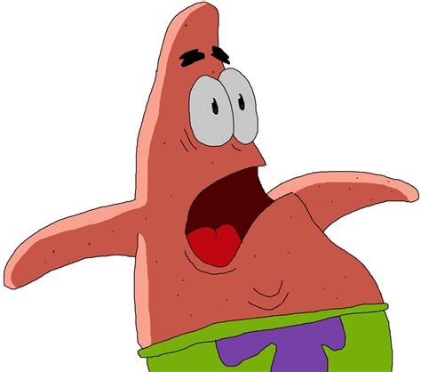 Patrick Screaming by JohnV2004 on DeviantArt