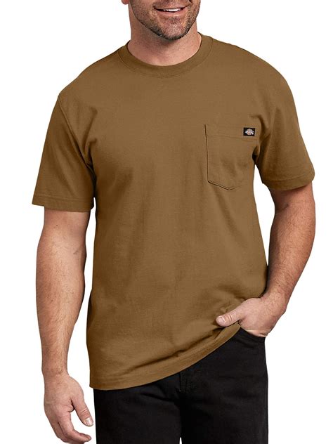 Men's Dickies Heavyweight Crewneck Tee Color: Brown Duck Size: XL - Walmart.com