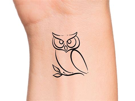 Cute Barn Owl Tattoo