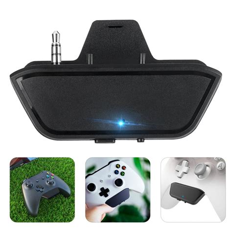 Bluetooth Transmitter for Xbox One ONE X/S Controller, EEEkit Headset Adapter Game Audio Chat ...