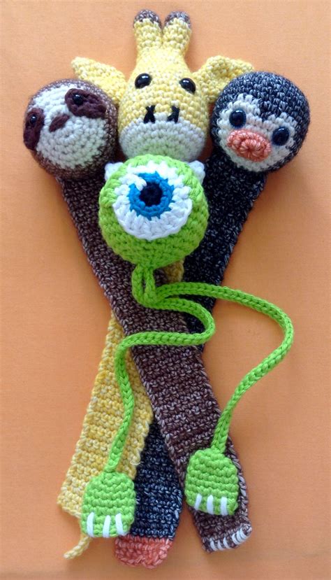 Animal bookmarks | Crochet bookmarks, Novelty christmas, Crochet