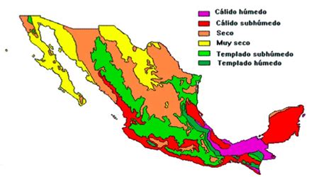 Ciencias Sociales y Mundo C: Mapas de México (Clima, Relieves, Población)