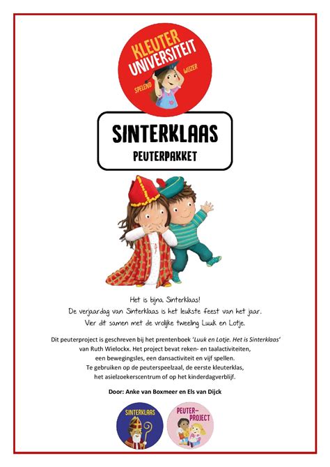 Sinterklaas Activiteiten Peuters HYT29 - AGBC