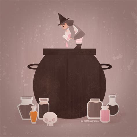 Potions | illustration by Nadia Bushueva on Dribbble