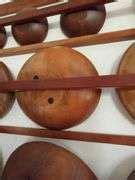 Wooden Bowls In Hanging Display 10 Count - Hostetter Auctioneers