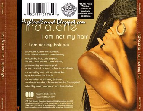 highest level of music: India.Arie - I Am Not My Hair-(CDS)-2005-hlm