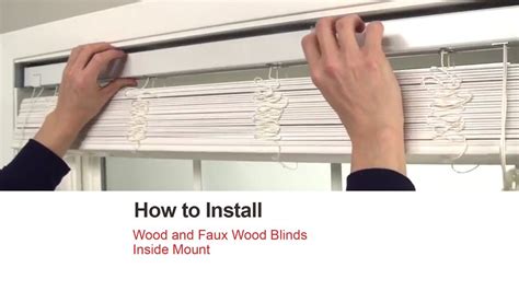 Perfect 10 Pics How To Install Home Decorators Faux Wood Blinds And ...