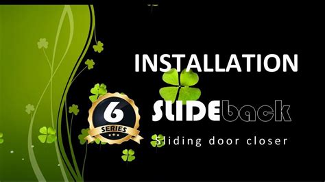 6 Series SLIDEback sliding door closer - INSTALLATION Guide - YouTube