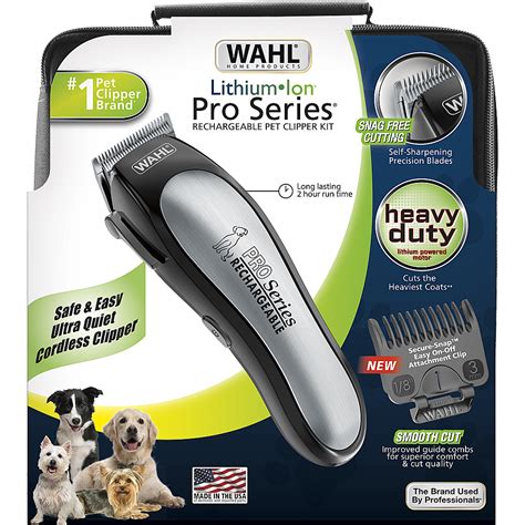 Wahl Lithium Ion Pro Series Dog Clipper 09766 Black-Silver 09766 - Best Buy