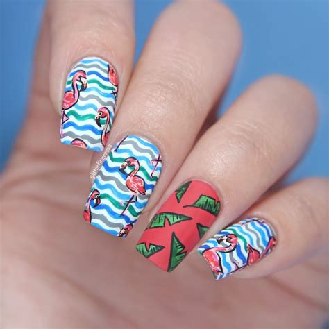 Guest Post: Flamingo Nail Art from Lexa aka Glitterfingersss Nails Opi, Red Nails, Hair And ...