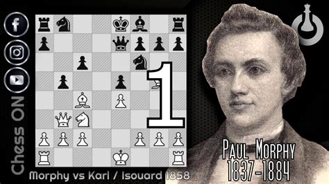 Paul Morphy's Best Chess Tactics - 1 - YouTube