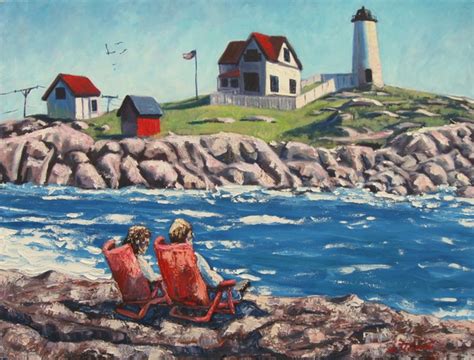 Cape Neddick Lighthouse, ME by Scott Niemi | ArtWanted.com
