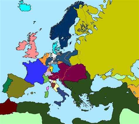 Map of Europe 1815 by xGeograd on DeviantArt