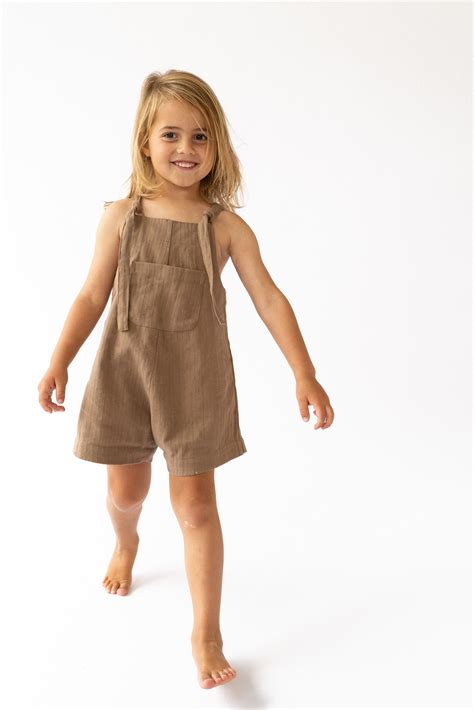 Unisex Short Marlow Overalls | Chocolate | Baby clothes size chart, Childrens clothes, Overalls
