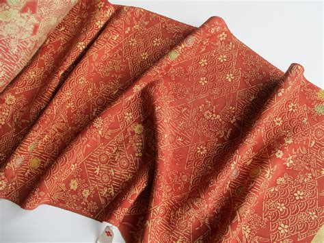 Kimono fabric Floral Various lengths available Colour | Etsy