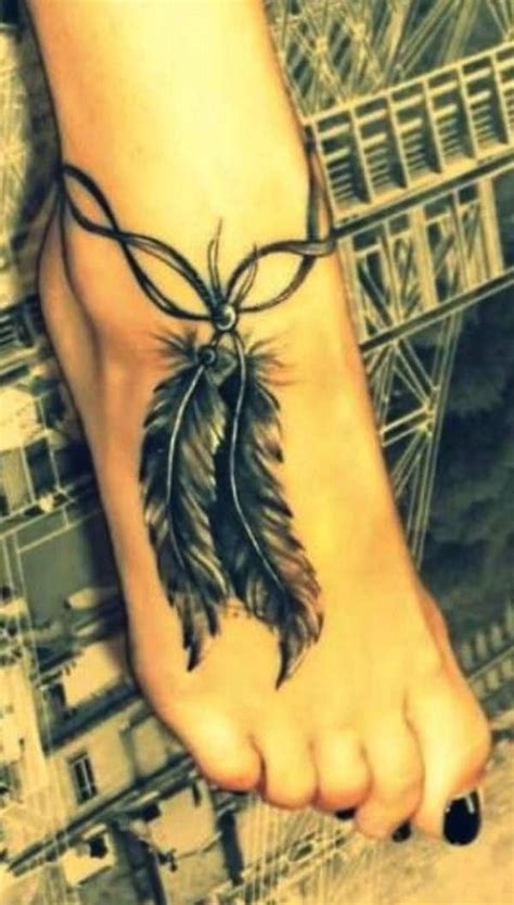 Feather Associated with Culture and Spirituality | Feather tattoo foot, Foot tattoos, Ankle foot ...
