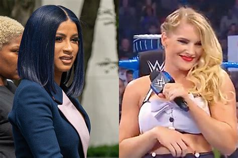 Cardi B and WWE Wrestler Lacey Evans Beef Erupts - XXL