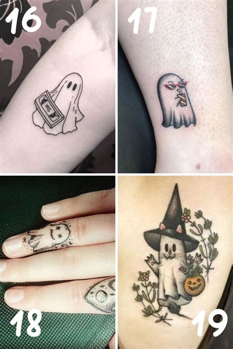 27 Ghost Tattoo Ideas {Cute + Spooky Designs} - TattooGlee | Ghost ...