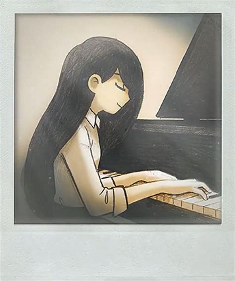 ⊱┊MARI practicing piano em 2021 | Citações de anime, Personagens de anime, Apostila de desenho